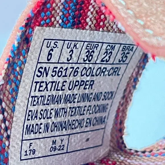 Skechers Luxe Brown Orange Open Toe Slip On Casual Slide Sandals Women's Size 6 - Picture 9 of 11